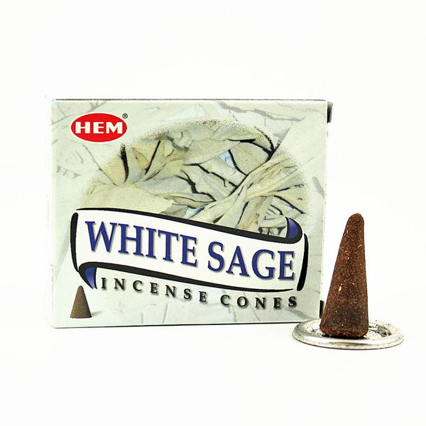 White Sage Incense Cones by Majo Medicine