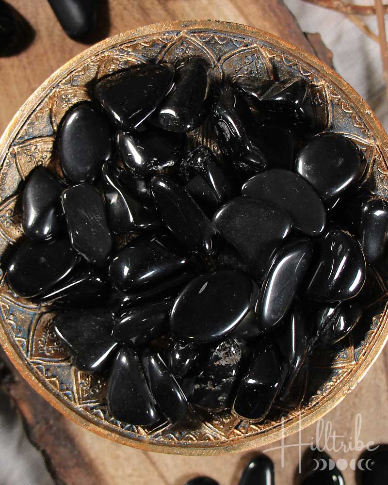 Obsidian tumbled deals stone