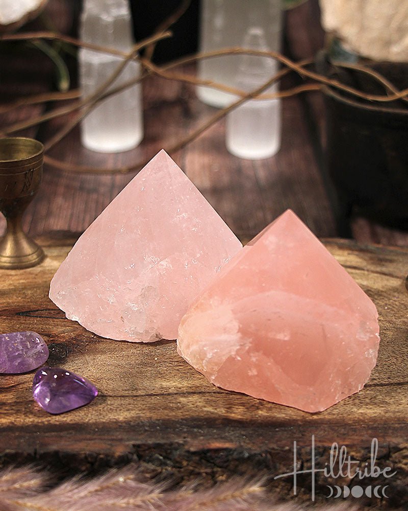 Rose hot sale quartz cut