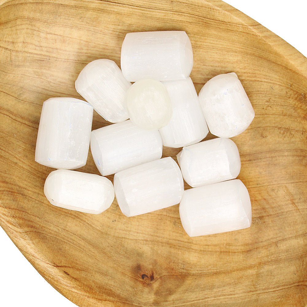 Selenite Tumbled Large from Hilltribe Ontario