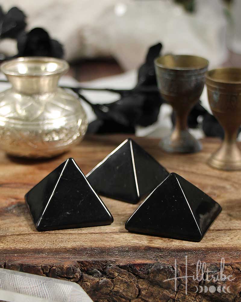 Shungite Mini Pyramid | Hilltribe Ontario