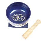 Third Eye Chakra (Navy) Singing Bowl Gift Set Medium from Hilltribe Ontario